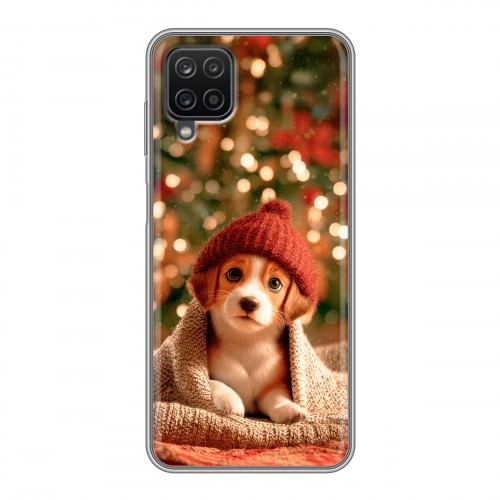 Дизайнерский силиконовый чехол для Samsung Galaxy A12 Новый год