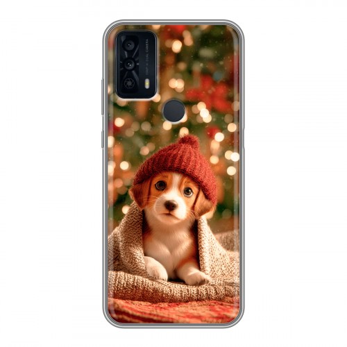 Дизайнерский пластиковый чехол для TCL 20B Новый год