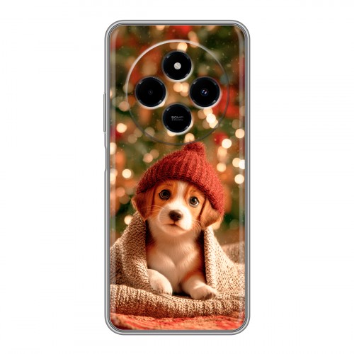 Дизайнерский силиконовый чехол для Xiaomi RedMi 14C Новый год