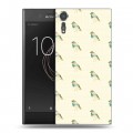 Дизайнерский пластиковый чехол для Sony Xperia XZs Пастельные узоры