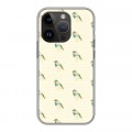 Дизайнерский силиконовый чехол для Iphone 14 Pro Пастельные узоры