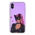 Дизайнерский силиконовый чехол для Iphone x10 женский