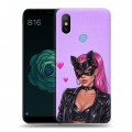 Дизайнерский силиконовый чехол для Xiaomi Mi A2 женский