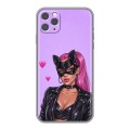 Дизайнерский силиконовый чехол для Iphone 11 Pro женский