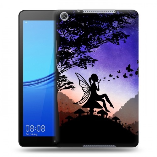 Дизайнерский силиконовый чехол для Huawei MediaPad M5 lite 8 Фантастические силуэты