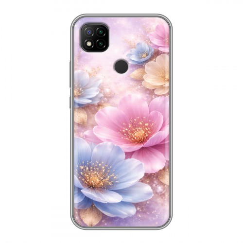 Дизайнерский силиконовый чехол для Xiaomi RedMi 9C женский