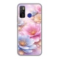 Дизайнерский силиконовый чехол для Tecno Camon 15 женский