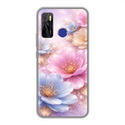 Дизайнерский силиконовый чехол для Tecno Camon 15 женский