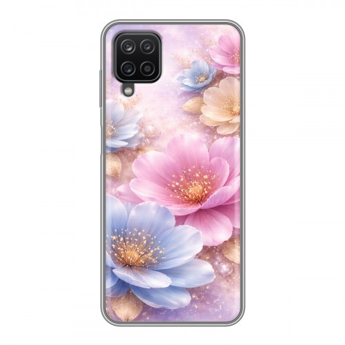 Дизайнерский силиконовый чехол для Samsung Galaxy A12 женский