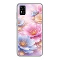 Дизайнерский силиконовый чехол для ZTE Blade A31 женский