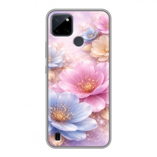Дизайнерский силиконовый чехол для Realme C21Y женский