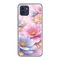 Дизайнерский силиконовый чехол для Samsung Galaxy A03 женский