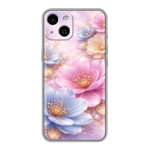 Дизайнерский силиконовый чехол для Iphone 14 женский