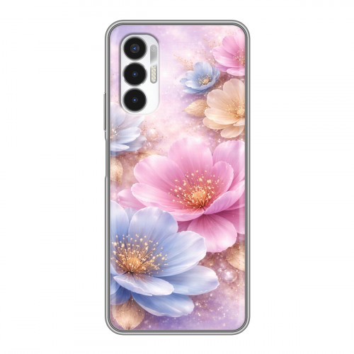 Дизайнерский силиконовый чехол для Tecno Pova 3 женский