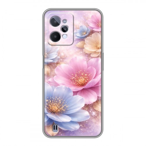 Дизайнерский силиконовый чехол для Realme C31 женский