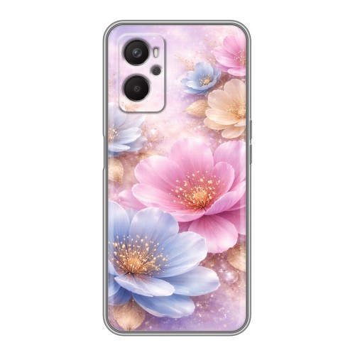 Дизайнерский силиконовый с усиленными углами чехол для OPPO A96 женский