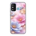 Дизайнерский силиконовый чехол для Itel A27 женский