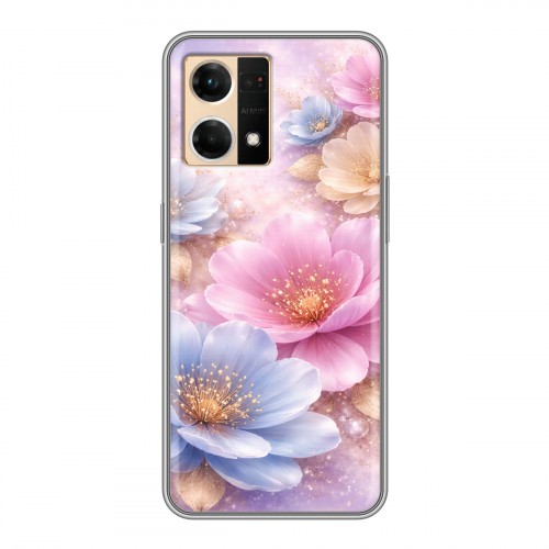 Дизайнерский силиконовый чехол для OPPO Reno7 женский