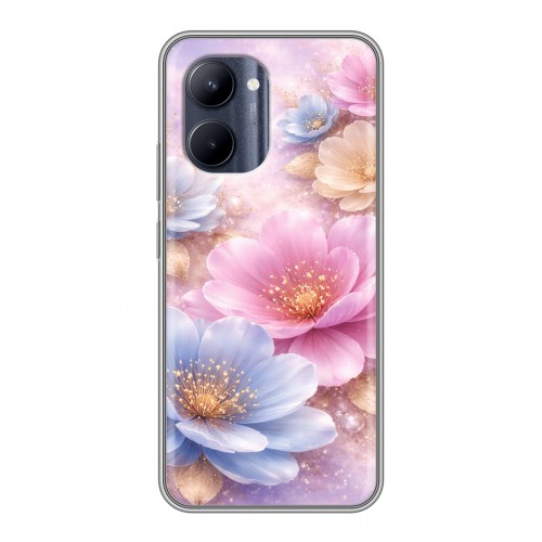 Дизайнерский силиконовый чехол для Realme C33 женский