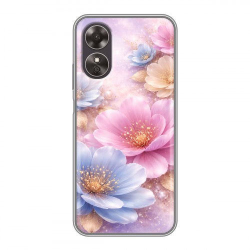 Дизайнерский силиконовый чехол для OPPO A17 женский