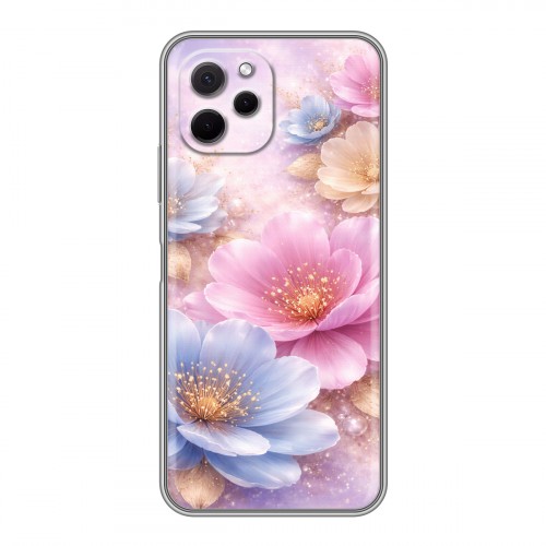 Дизайнерский силиконовый с усиленными углами чехол для Huawei Nova Y61 женский