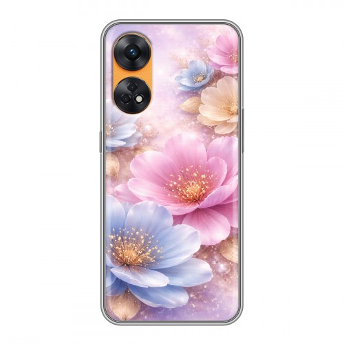 Дизайнерский силиконовый чехол для OPPO Reno8 T женский