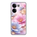Дизайнерский силиконовый чехол для Tecno Camon 20 женский