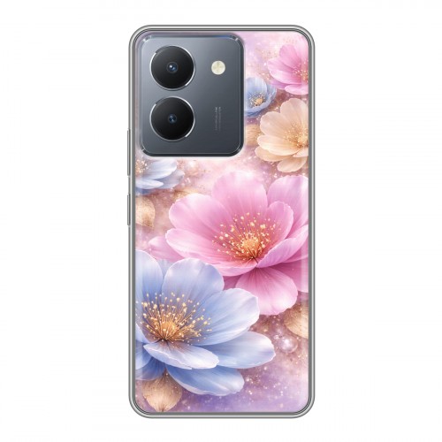 Дизайнерский силиконовый чехол для Vivo Y36 женский