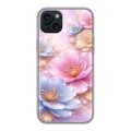 Дизайнерский силиконовый чехол для Iphone 15 Plus женский