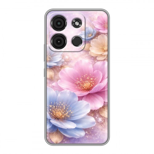 Дизайнерский силиконовый чехол для Itel A60s женский