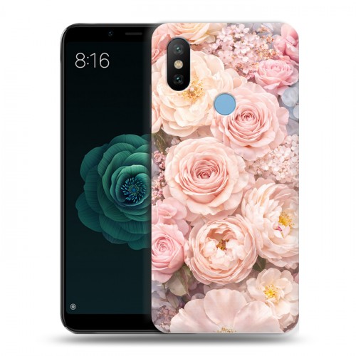 Дизайнерский силиконовый чехол для Xiaomi Mi A2 женский