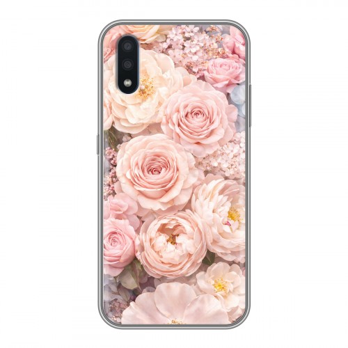 Дизайнерский силиконовый чехол для Samsung Galaxy M01 женский