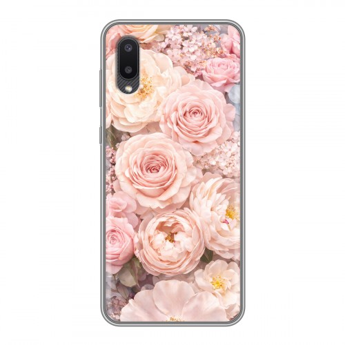 Дизайнерский силиконовый чехол для Samsung Galaxy A02 женский