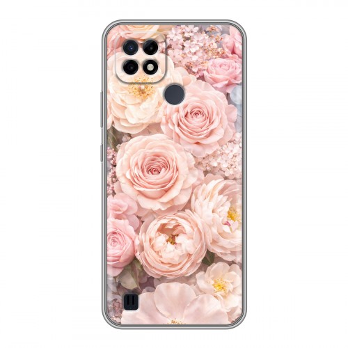 Дизайнерский силиконовый чехол для Realme C21 женский