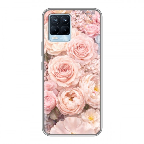 Дизайнерский силиконовый чехол для Realme 8 женский