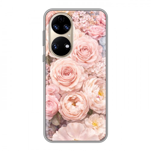 Дизайнерский силиконовый чехол для Huawei P50 Pro женский