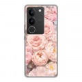 Дизайнерский силиконовый с усиленными углами чехол для Vivo V29 женский