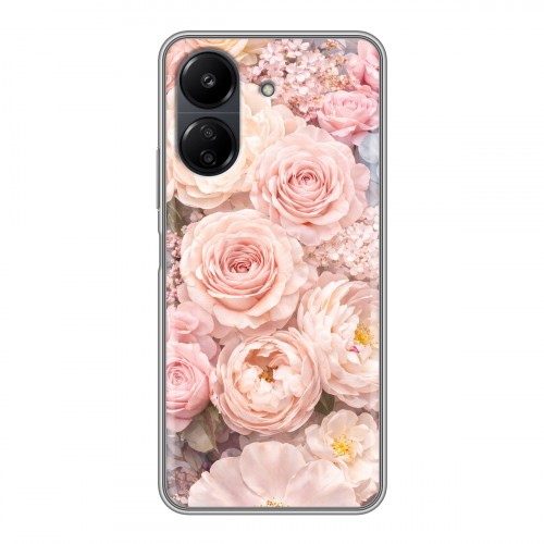Дизайнерский силиконовый чехол для Xiaomi Poco C65 женский