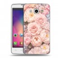Дизайнерский пластиковый чехол для LG L60 женский