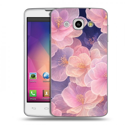Дизайнерский пластиковый чехол для LG L60 женский