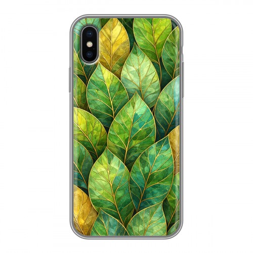 Дизайнерский силиконовый чехол для Iphone x10 женский