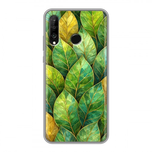 Дизайнерский силиконовый чехол для Huawei P30 Lite женский