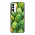 Дизайнерский силиконовый с усиленными углами чехол для Tecno Camon 18 женский