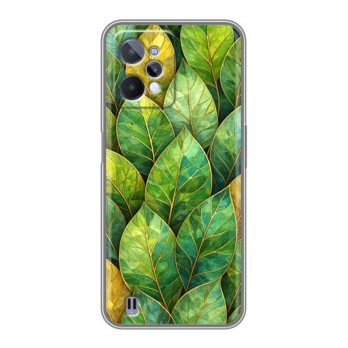 Дизайнерский силиконовый чехол для Realme C31 женский