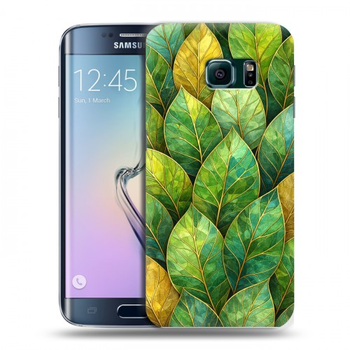 Дизайнерский силиконовый чехол для Samsung Galaxy S6 Edge женский