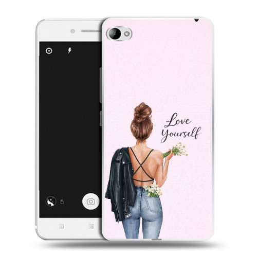 Дизайнерский пластиковый чехол для Lenovo S90 женский