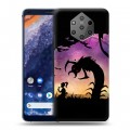 Дизайнерский силиконовый чехол для Nokia 9 PureView Фантастические силуэты