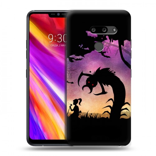 Дизайнерский пластиковый чехол для LG G8 ThinQ Фантастические силуэты