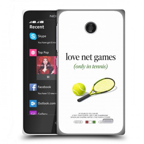 Дизайнерский пластиковый чехол для Nokia X для девочек