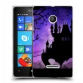 Дизайнерский пластиковый чехол для Microsoft Lumia 435 Фантастические силуэты